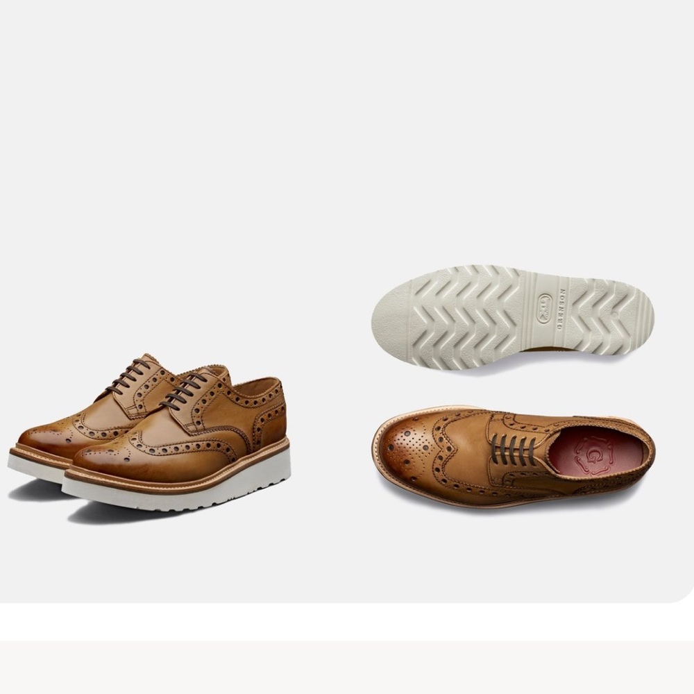 Grenson, Oxford Brogues Emily, EUC slight platform - Picture 11 of 11